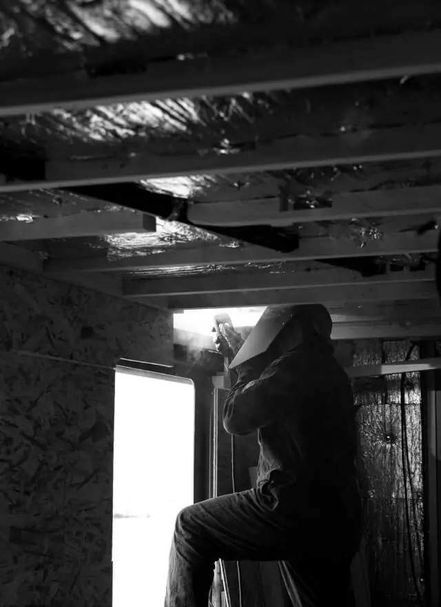 Fit-out inside the hull