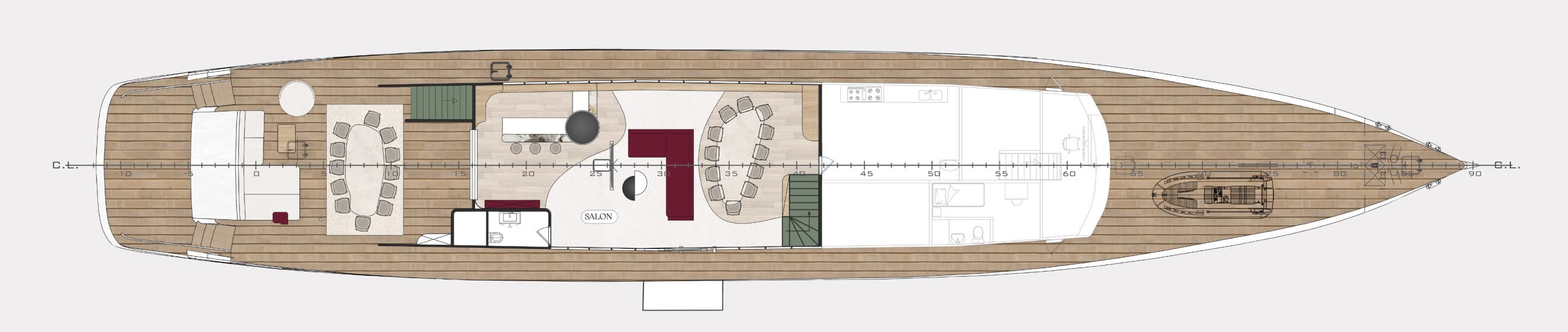 Reposado main deck general arrangement
