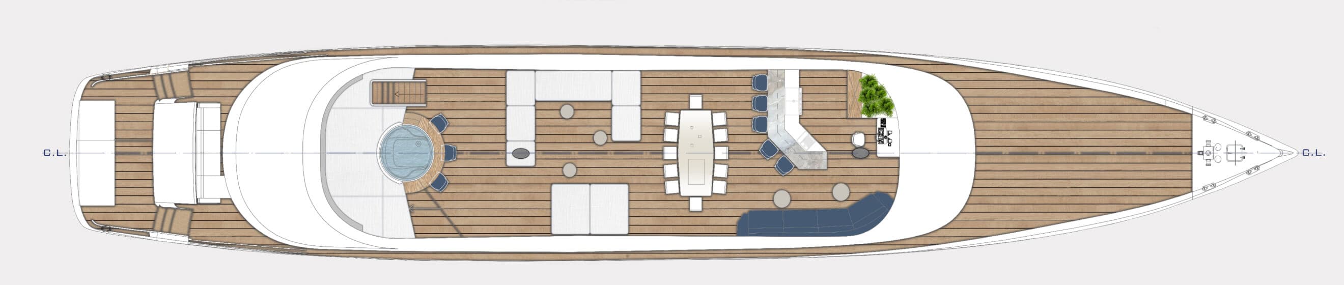 Scorpios sun deck plan